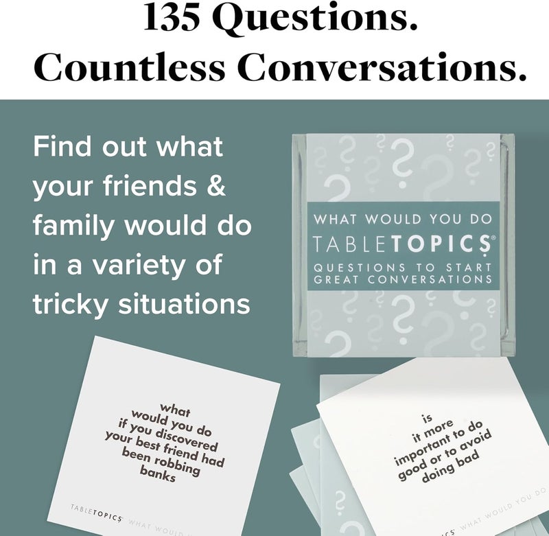 TABLETOPICS What Would You Do: Engaging Questions to Spark Great Conversations - Image 2
